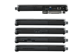 SANTINEA Serveur Rack PC portable durci IP53 Toughbook 55 (FZ55) 14.0" - Vues de droite et de gauche (baie média modulaire)