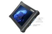 SANTINEA Durabook R8 AV8 Tablette tactile étanche eau et poussière IP66 - Incassable - MIL-STD 810H - MIL-STD-461G - Durabook R8
